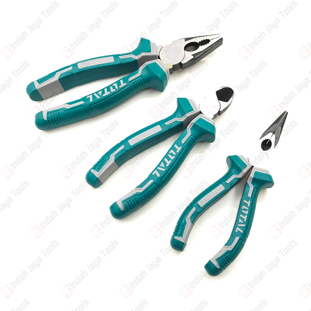 TOTAL THT2K0301 Tang Set 3 Pcs Kombinasi Potong Lancip - Pliers Set