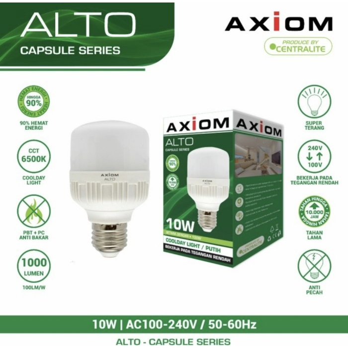 Lampu LED Axiom Alto 10w 10 watt Capsule LED murah SNI