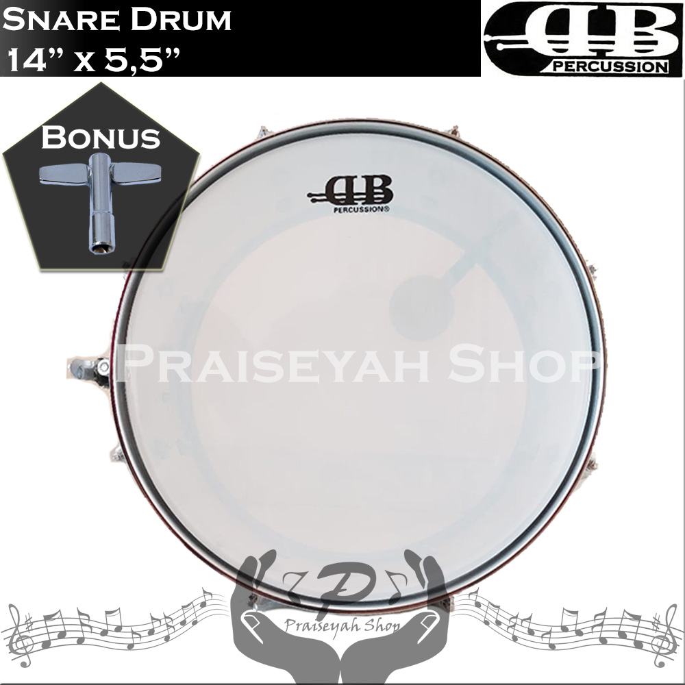 DB Percussion Metal Snare Drum 14 inch