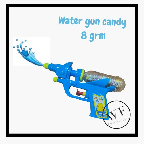 

Juqi Water Gun Candy / Mainan Pistol Air isi permen aneka rasa 8grm