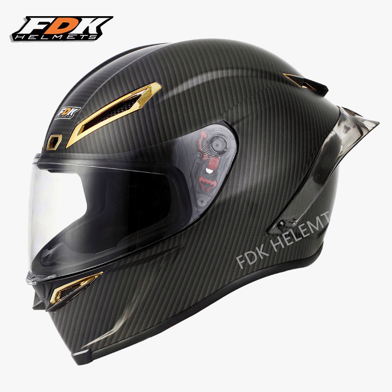 FDK Helm Full Face Matt Black Pista Model Motor Helm Tersedia Untuk Pria Dan Wanita Bisa Cod