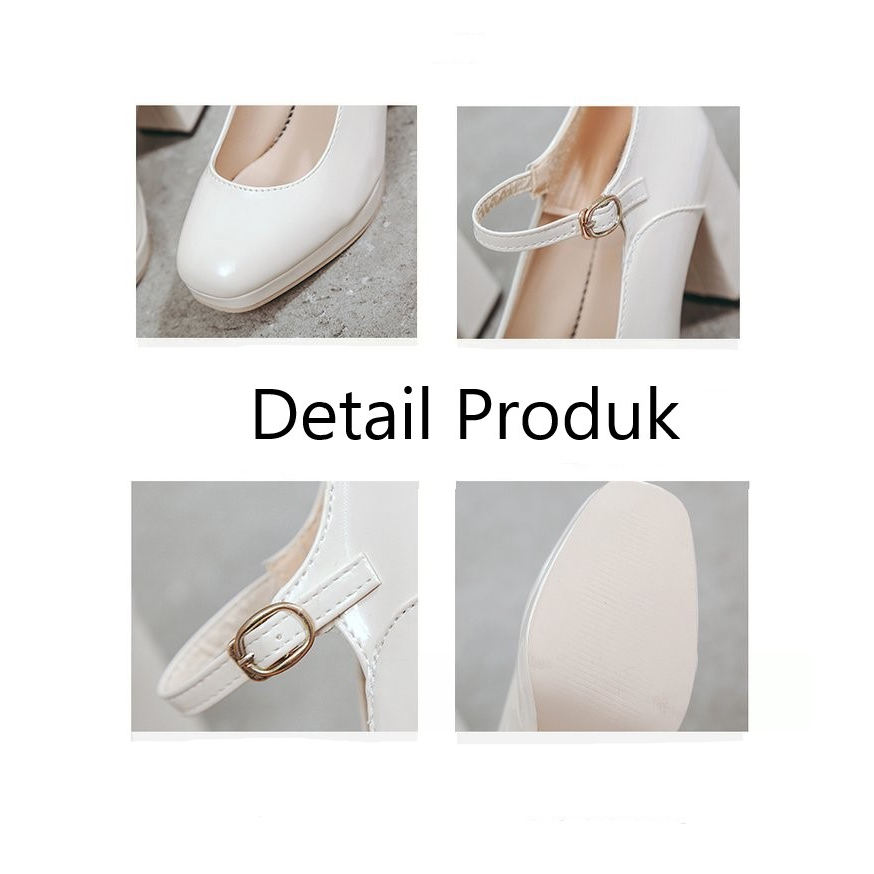 FD Sepatu Heels Wanita 9cm High Heels Import Hak Tinggi Hils Cewek Model Kekinian HI-050