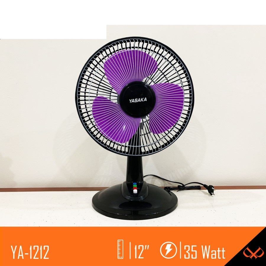 DESK FAN / KIPAS ANGIN DUDUK MEJA 12INCH 12" YASAKA KINGSTON
