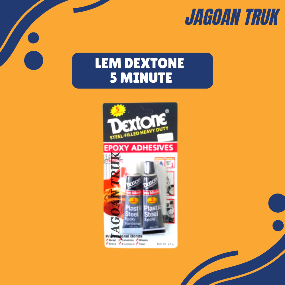 Lem Dextone 5 Menit / Lem Epoxy / Dextone epoxy 5 menit 48gram