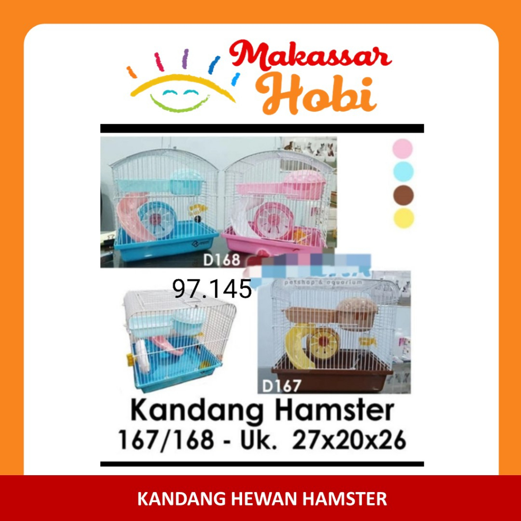 Kandang Hamster 2 Tingkat Lantai Besar Rumah Sugar Glider Landak Mini