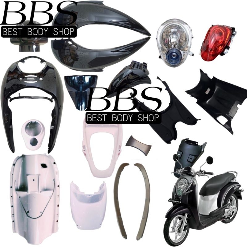 Full Cover Body Honda Scoopy Karbu | Full Set Bodi Scoopy Lama