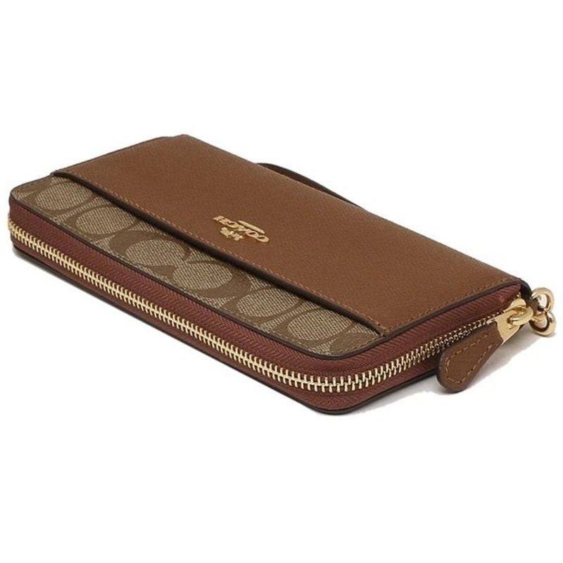 Coach Long Axcordion Zip Wallet (C76971)