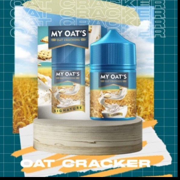 Liquid My Oats Oat Crackers 60ML by IDJ x Vaporking - My Oat's