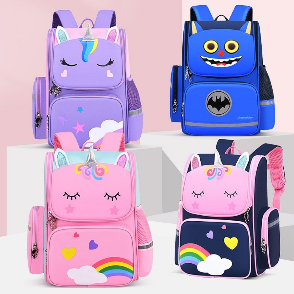 [MONA] Tas Ransel Anak Sekolah Karakter Lucu dan Imut Buat SD Kualitas Import Premium -M0222