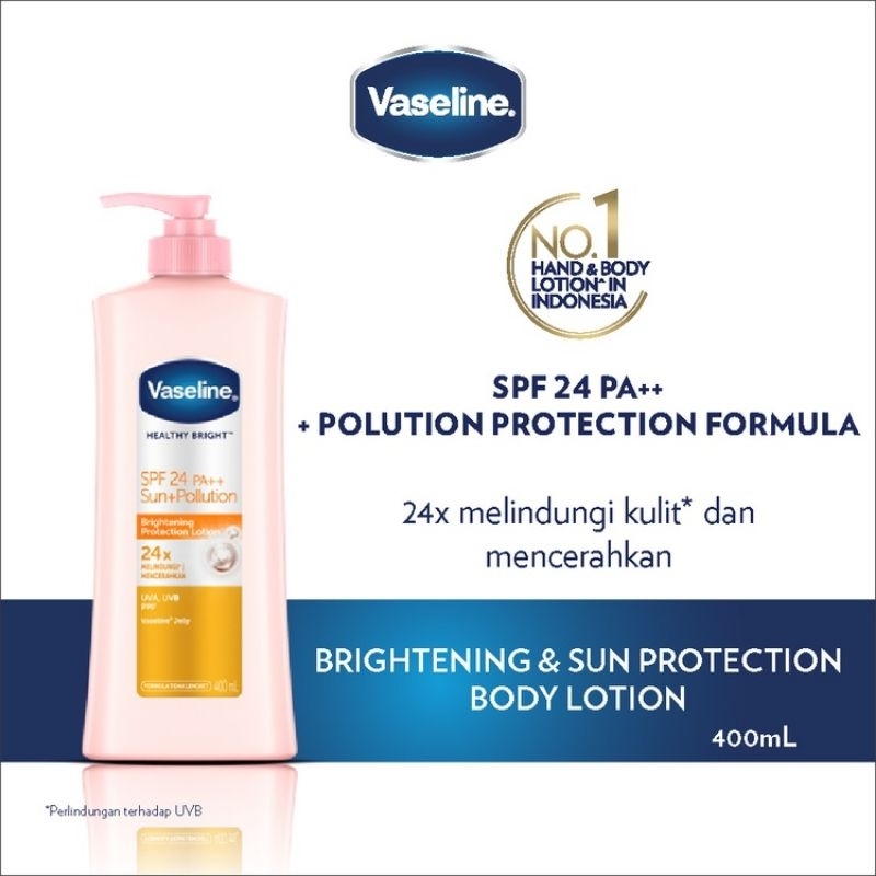 Vaseline Healthy Bright SPF 24++ Sun+Pollution Brightening Protection Lotion