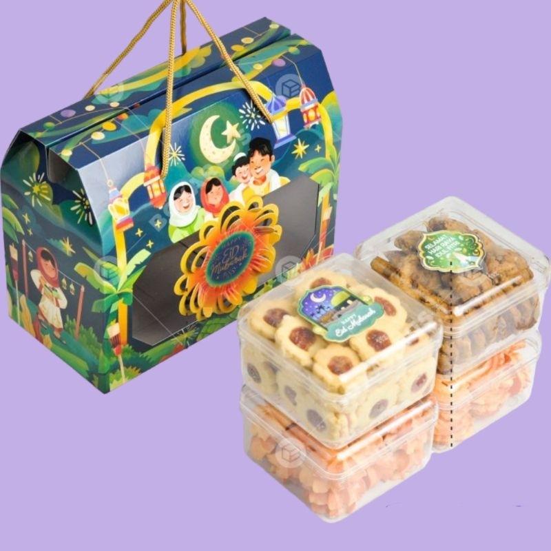 

BOX LEBARAN 24x12x14 CM - paper bag - paper box kue lebaran - dus kue lebaran - box hampers - kotak kue - box parcel - giftbox
