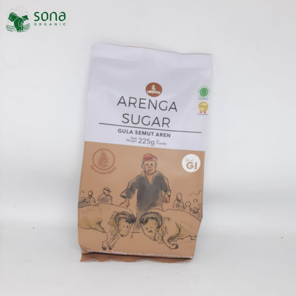 

Gula Aren Bubuk 225gr - Crystal Arenga Sugar - Timurasa