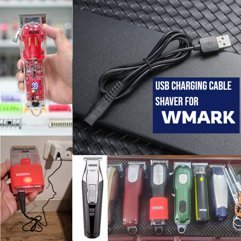 Kabel Adapter Charger Usb WMARK Alat Cukur Elektrik Shaver NG 103 2025 407 408 409 411 VGR 092 Trimm