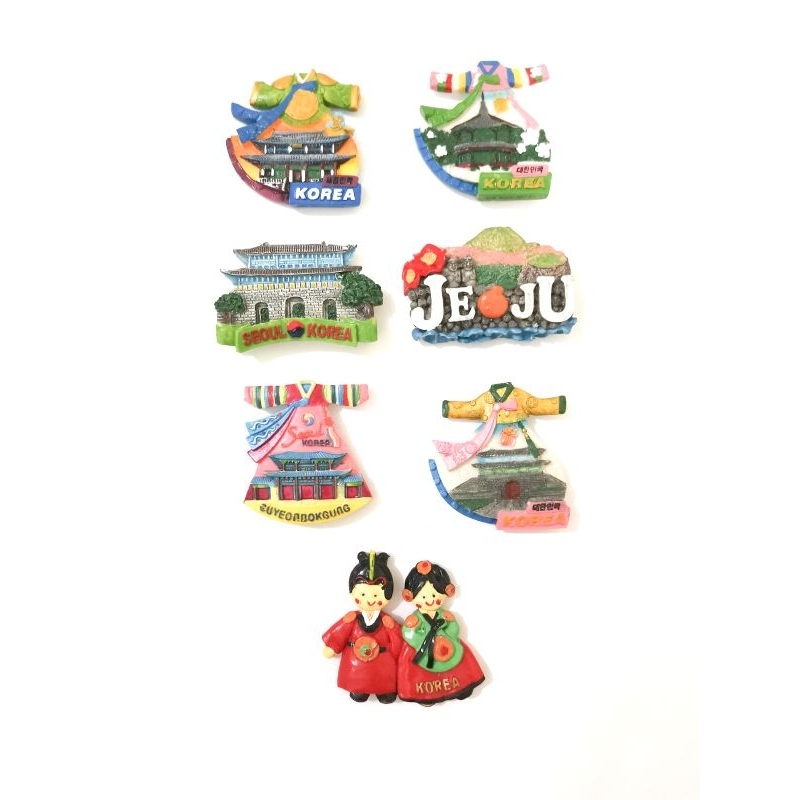 Tempelan kulkas korea seoul souvenir korea selatan magnet korea