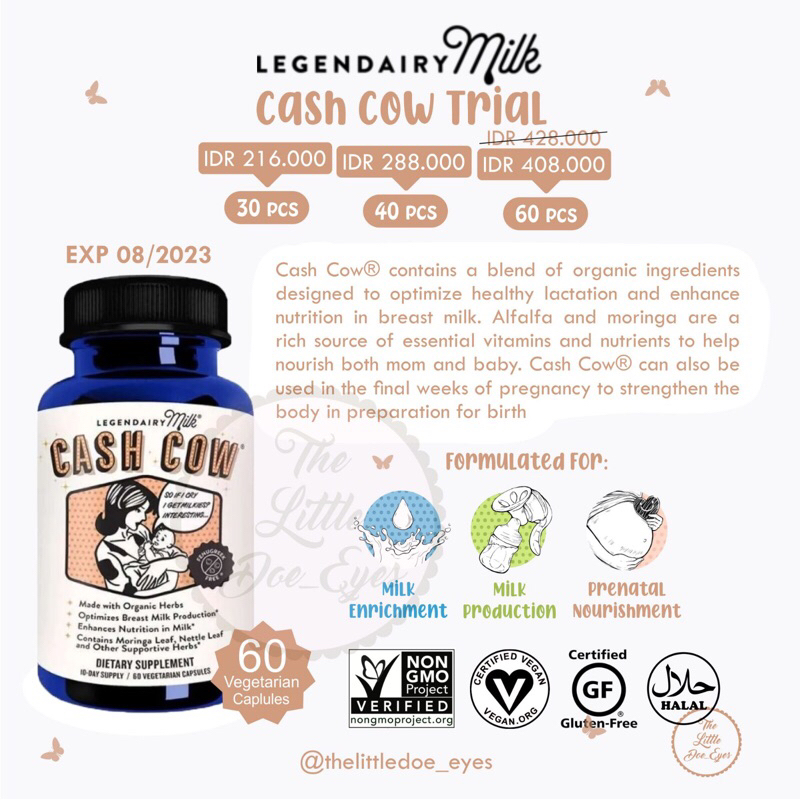 [READY] LegenDairy Trial (satuan) Milk Sunflower Lecithin , Pump Princess