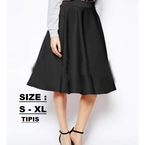 ROK MIDI SKIRT RD