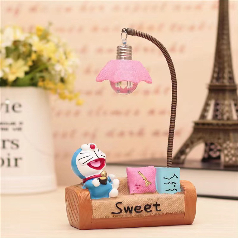 Lampu Hias Kamar Tidur New Creative Resin Cartoon Totoro /Doraemon /crazy animal Night Light LED Bedside Night Lights /Lampu hiasan kerajinan tangan