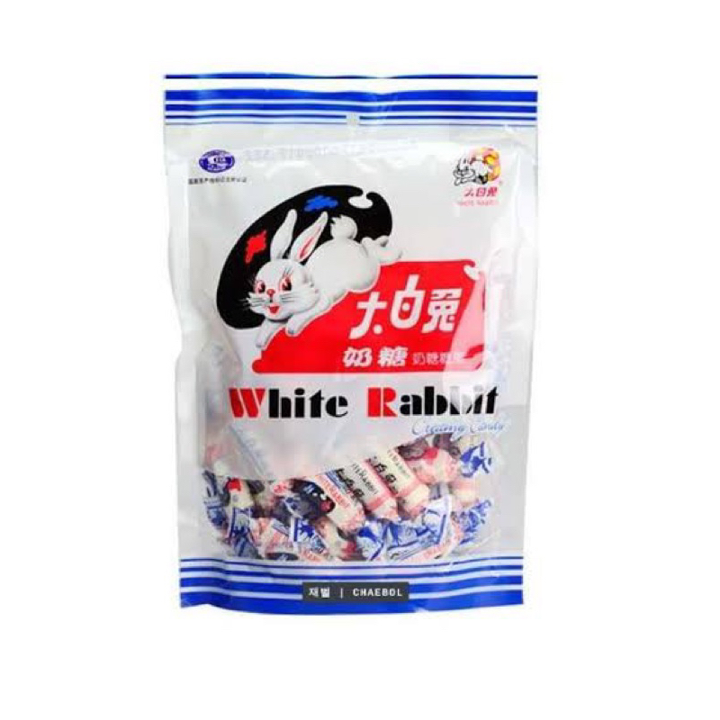 permen kelinci white rabbit candy 180 gr