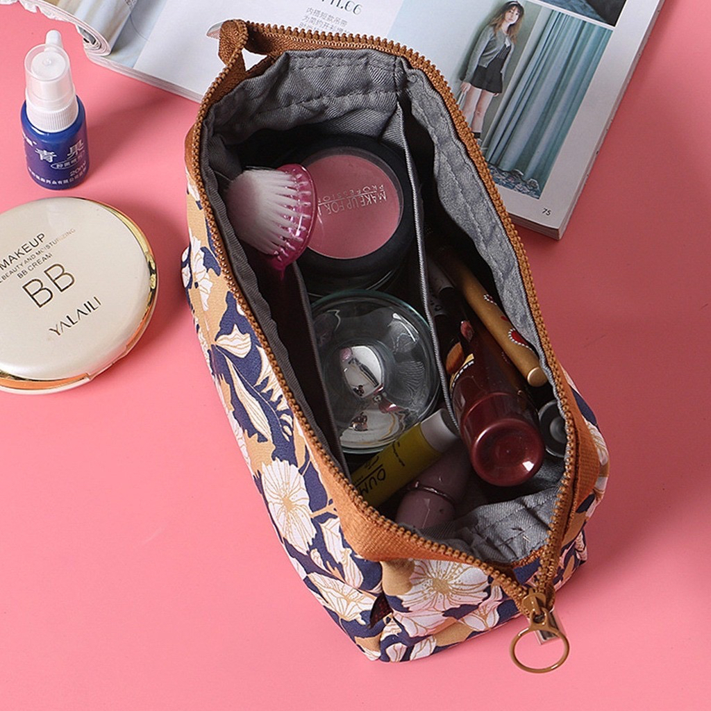 Tas Pouch Kosmetik / Tas Makeup Anti Air Waterproof Kapasitas Besar Murah