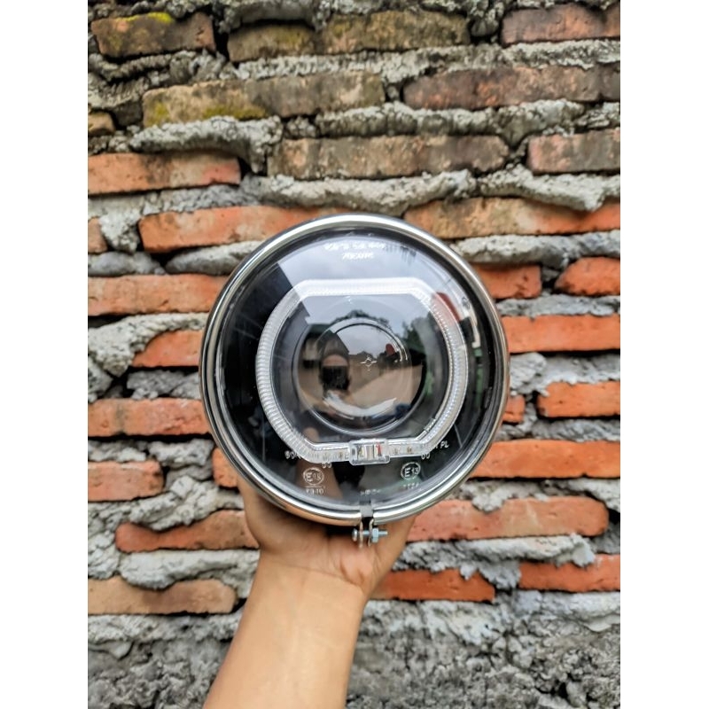 Biled AES turbo SE  2,5inch set batok cb125 pres lampu biled 2,5 inch set batok CB lampu biled cb bi