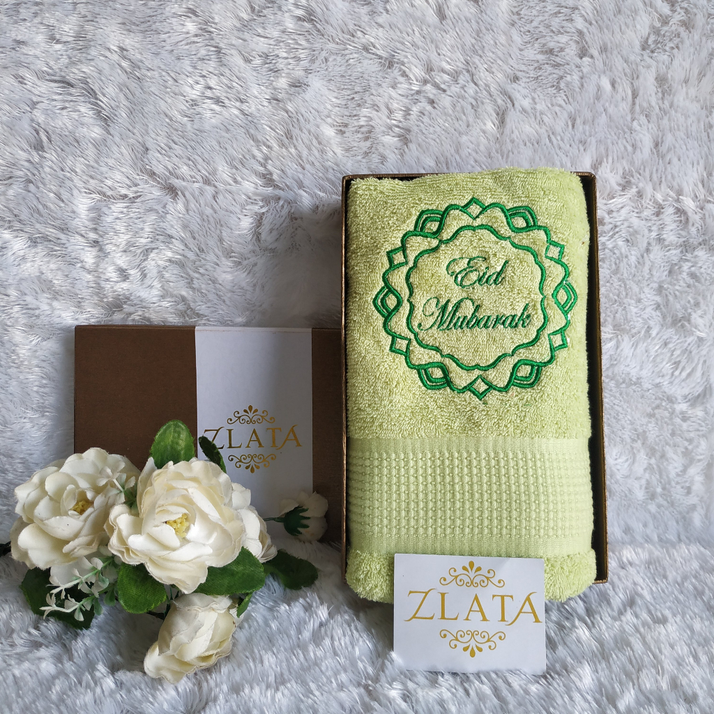 Hampers Lebaran Handuk Bordir Ukuran Travel 50x100