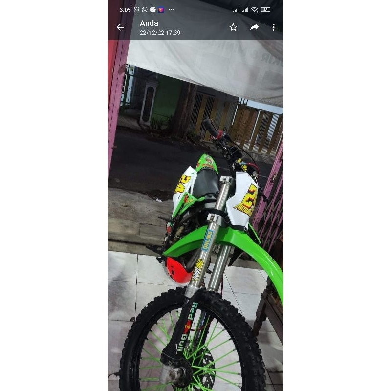 USD upside down shock depan yz125 old Ori As43 bukan Kx250 kx85 yz85 PNP KLX150