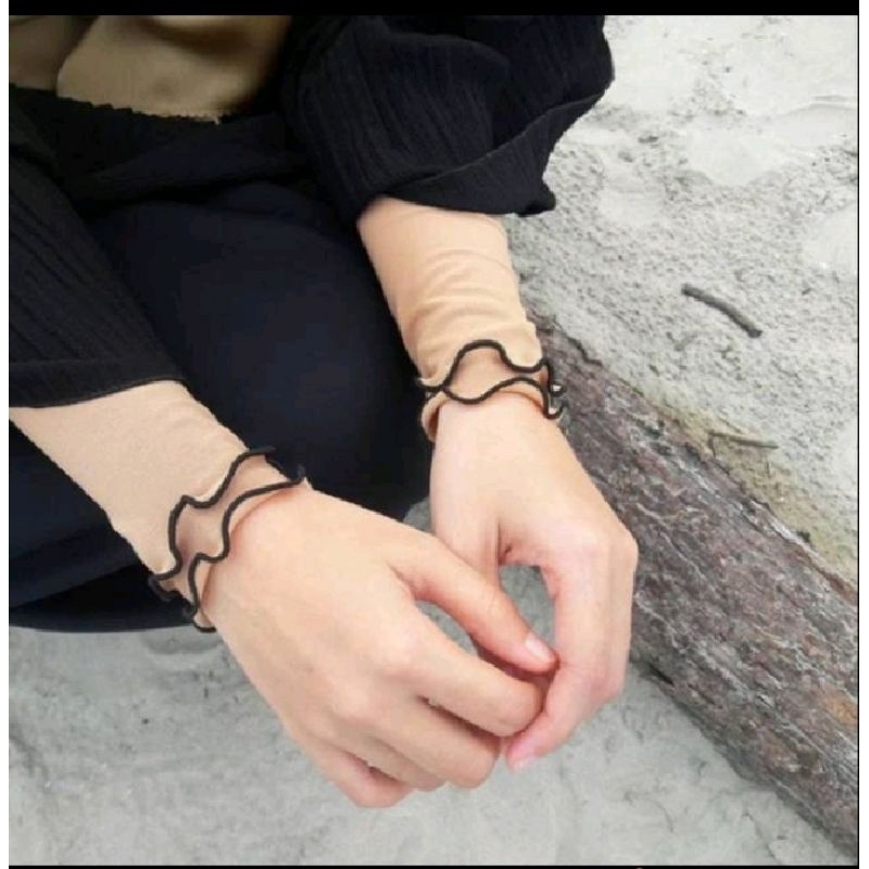 Handsock tangan Jersey handsock Manset hijab manset tangan