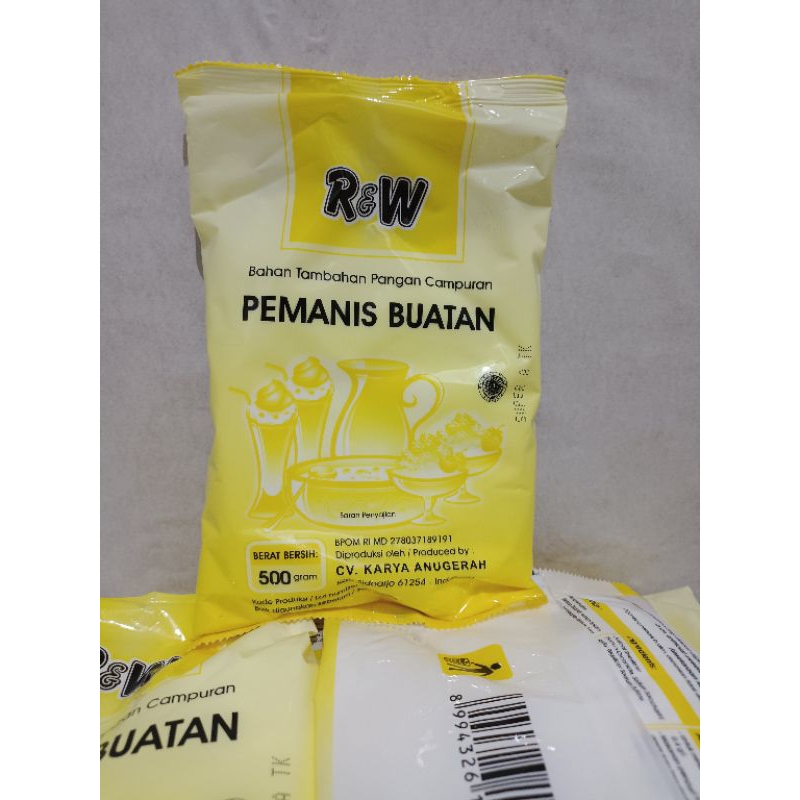 

Pemanis Buatan 500 gr RW Sari Manis R&W 500gr Sodium Siklamat