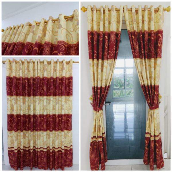 Unik GORDEN PINTU RING 12 MOTIF GOLD FLORAL - GOLD FLORAL Limited