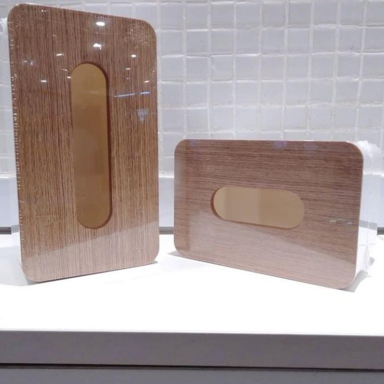 Miniso Imitation Wood Pattern Tissue Box