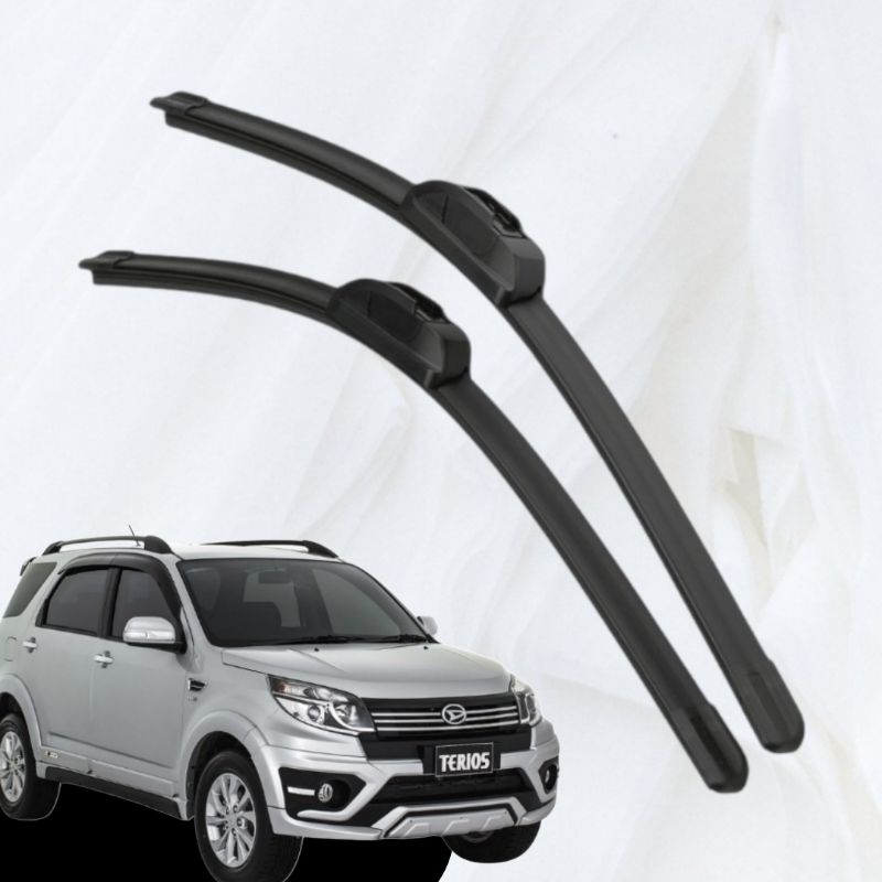 WIPER DEPAN FRAMELESS DAIHATSU TERIOS OLD 2008 - 2016 UK 22&quot; - 16&quot;