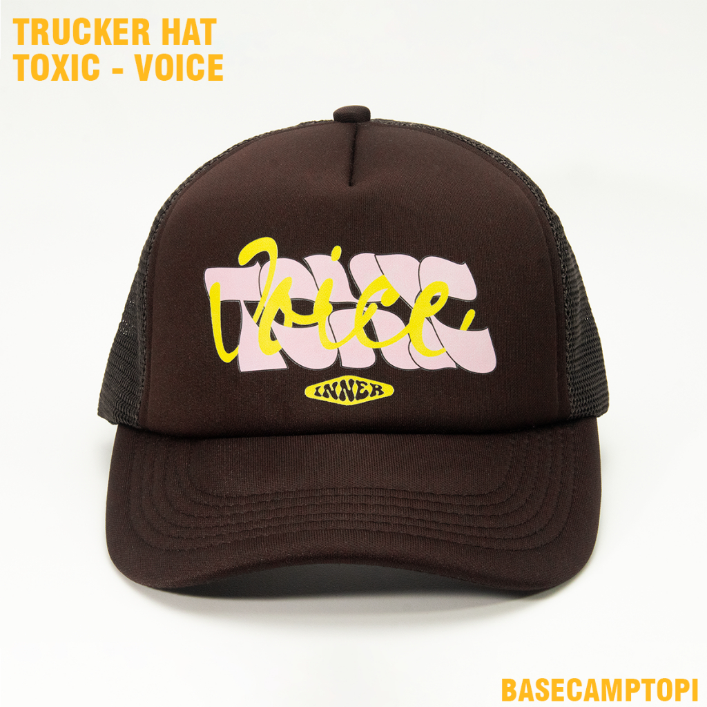 TOPI BASEBALL TRUCKER JARING - TOXIC VOICE