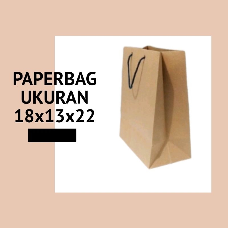 

PAPERBAG UKURAN 18X13X22