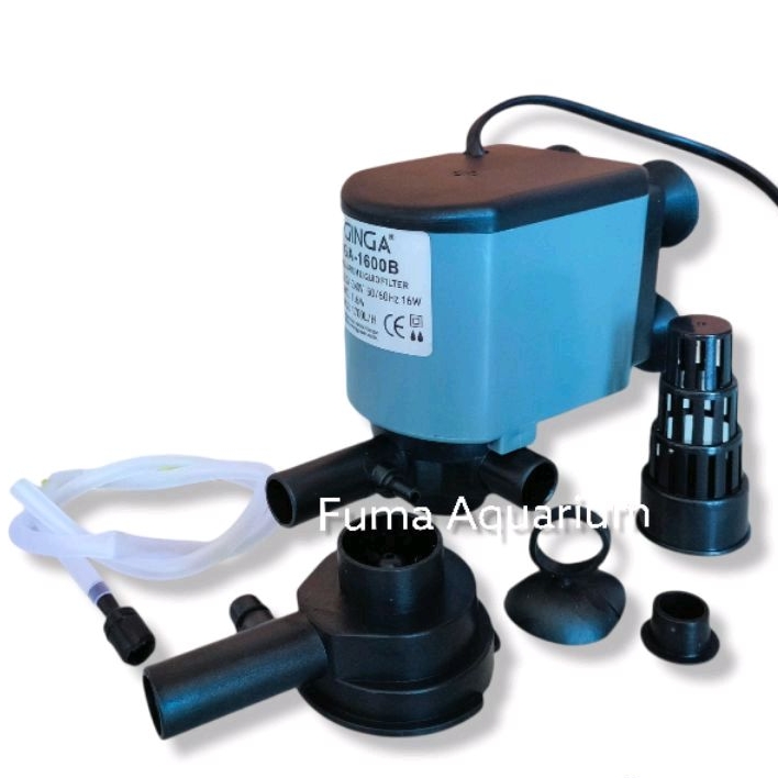 Promo GINGA 1600B GA-1600B Pompa Filter Celup Aquarium Aquascape Submersible Pump Power Head