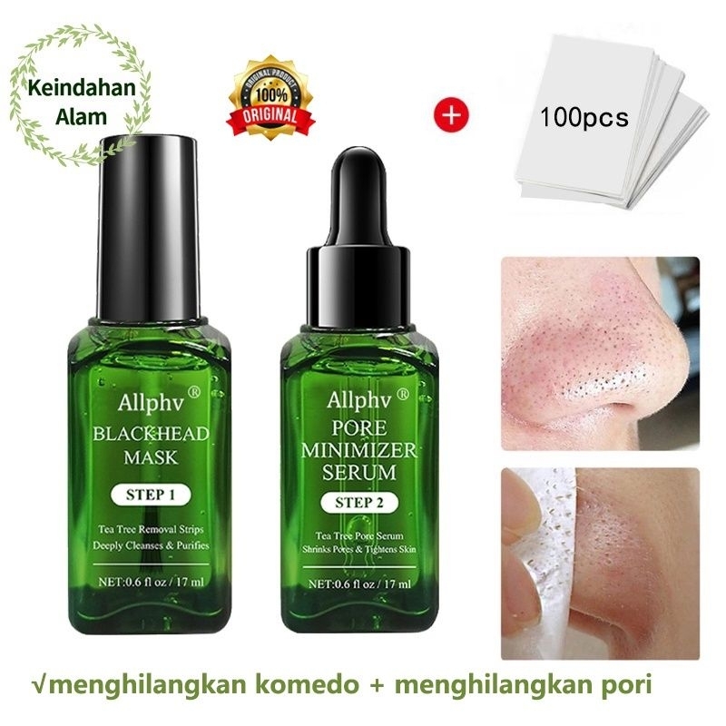 Allphv Blackhead Mask step 1 Penghilang Komedo Pencabut Komedo Mengaji langlam ( Surabaya ) ( COD )