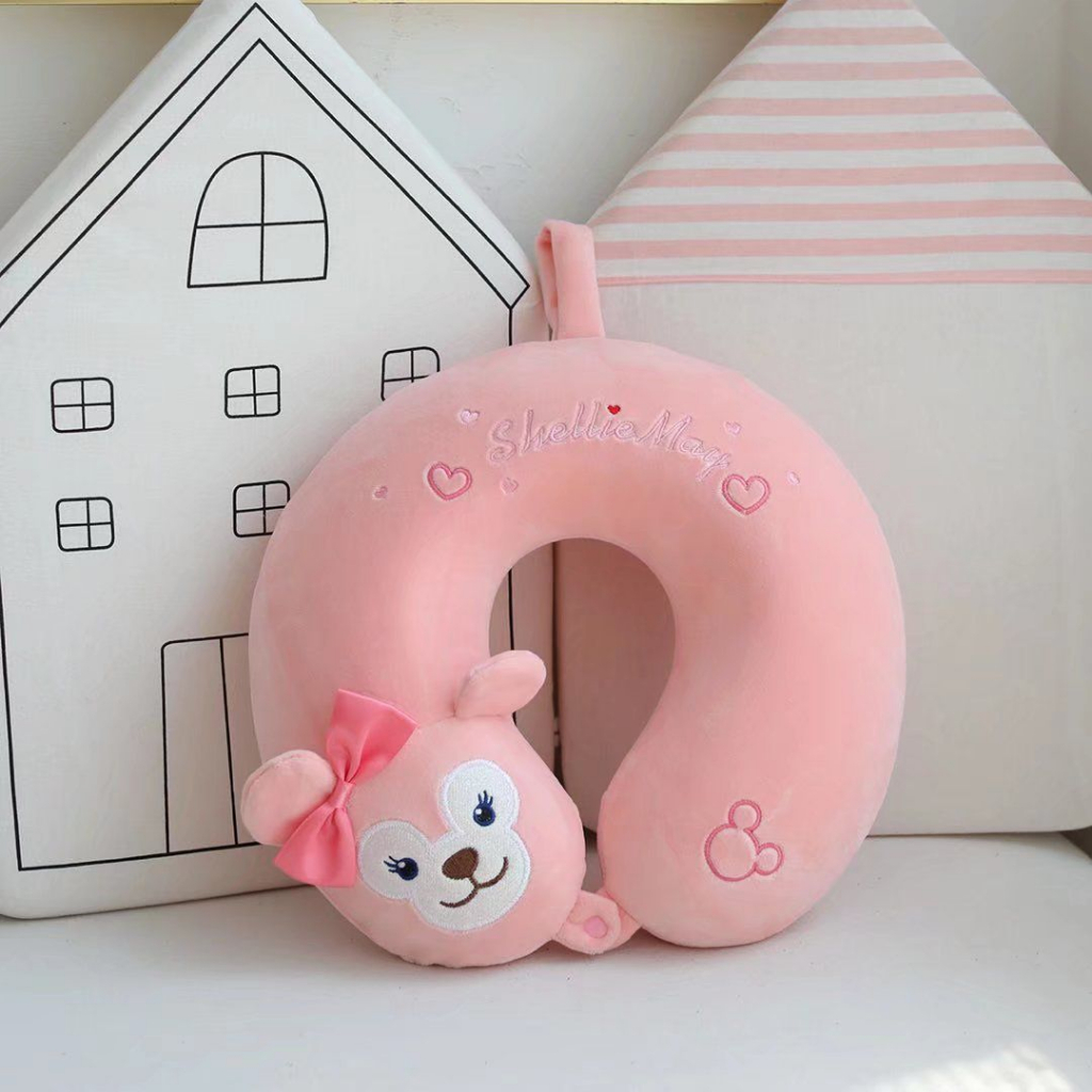 BANTAL LEHER CINNAMOROLL KUROMI MELODY HELLO KITTY DONALD DUCK DAISY DUCK SHELLIE MAY DUFFY LINABEL STELLA LOU NECK PILLOW IMPOR