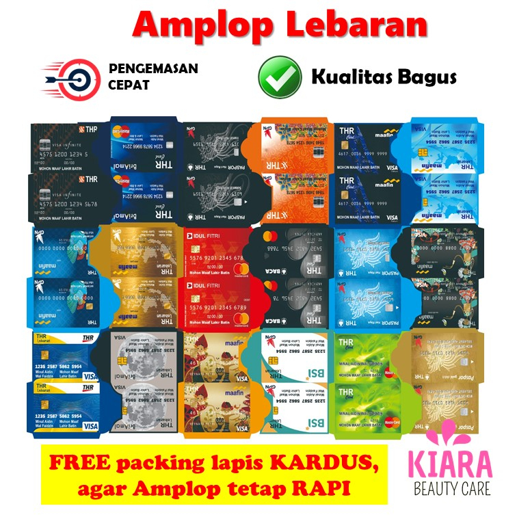 

Amplop Lebaran SIAP PAKAI sdh LEM (sdh kemas isi 10 LEMBAR) ukuran 7x12 - SEDANG + Amplop Lebaran Lembaran ATM | Amplop Snack motif unik kekinian