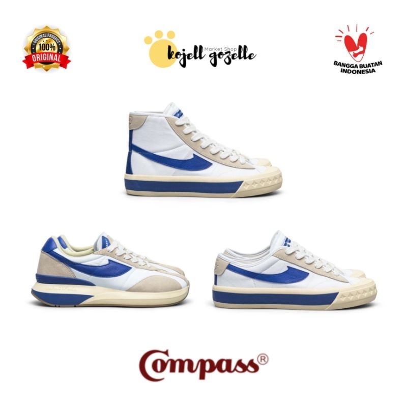 Sepatu Compass Xpresi Velocity Bca / Retrograde Hi / Low Bca ( Limited Edition)