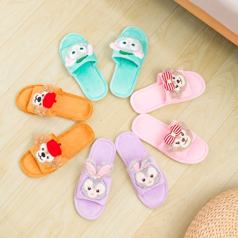 SANDAL RUMAH KELINCI UNGU STELLA LOU GELATONI DUFFY BEAR SHELLIE MAY BUNNY RABBIT SEPATU KAMAR IMPOR