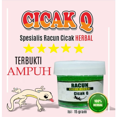 Racun Cicak &quot; CICAK Q &quot; sekali jilat cicak tewas