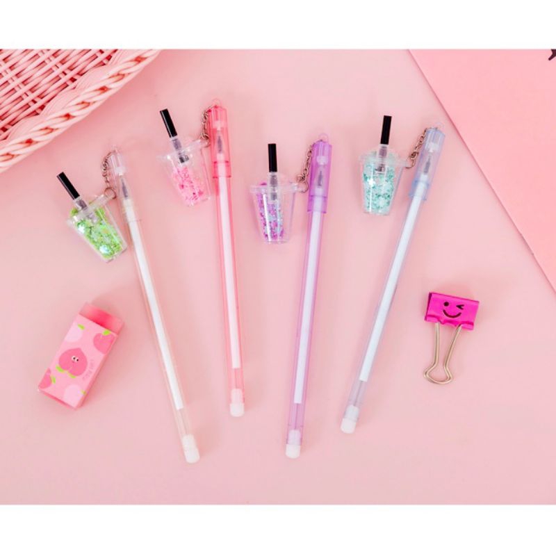 

Pulpen Boba Pena Gel Tinta Bentuk Milk Tea Bolpen Ballpoint Bentuk Minuman Lucu Alat Tulis Kantor Sekolahan ST022