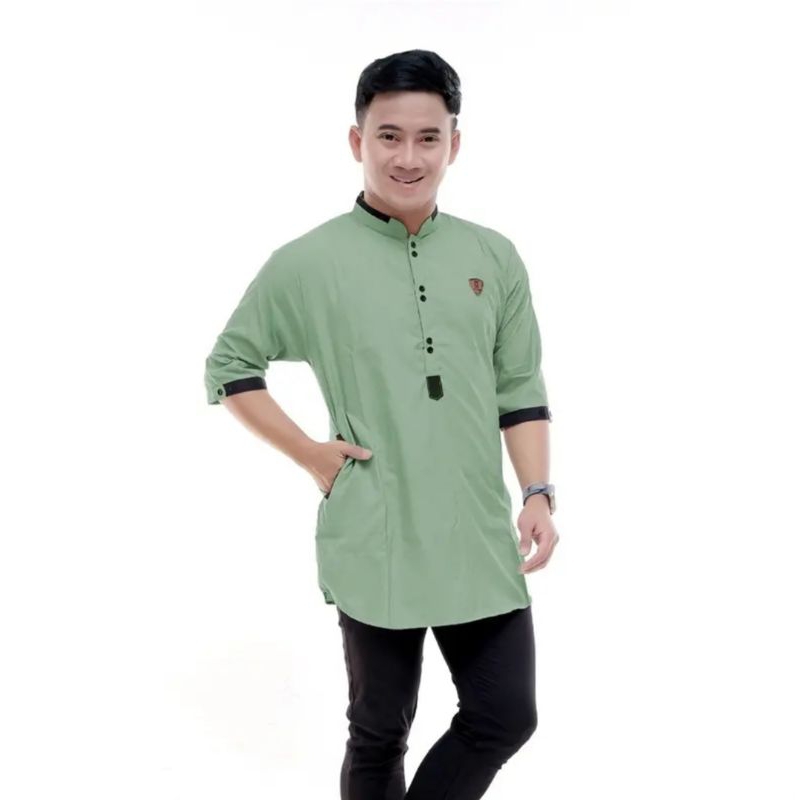 kurta pakistan marajo original premium dengan bahan oxford jahitan rapi tampil elegant sunnah muslim