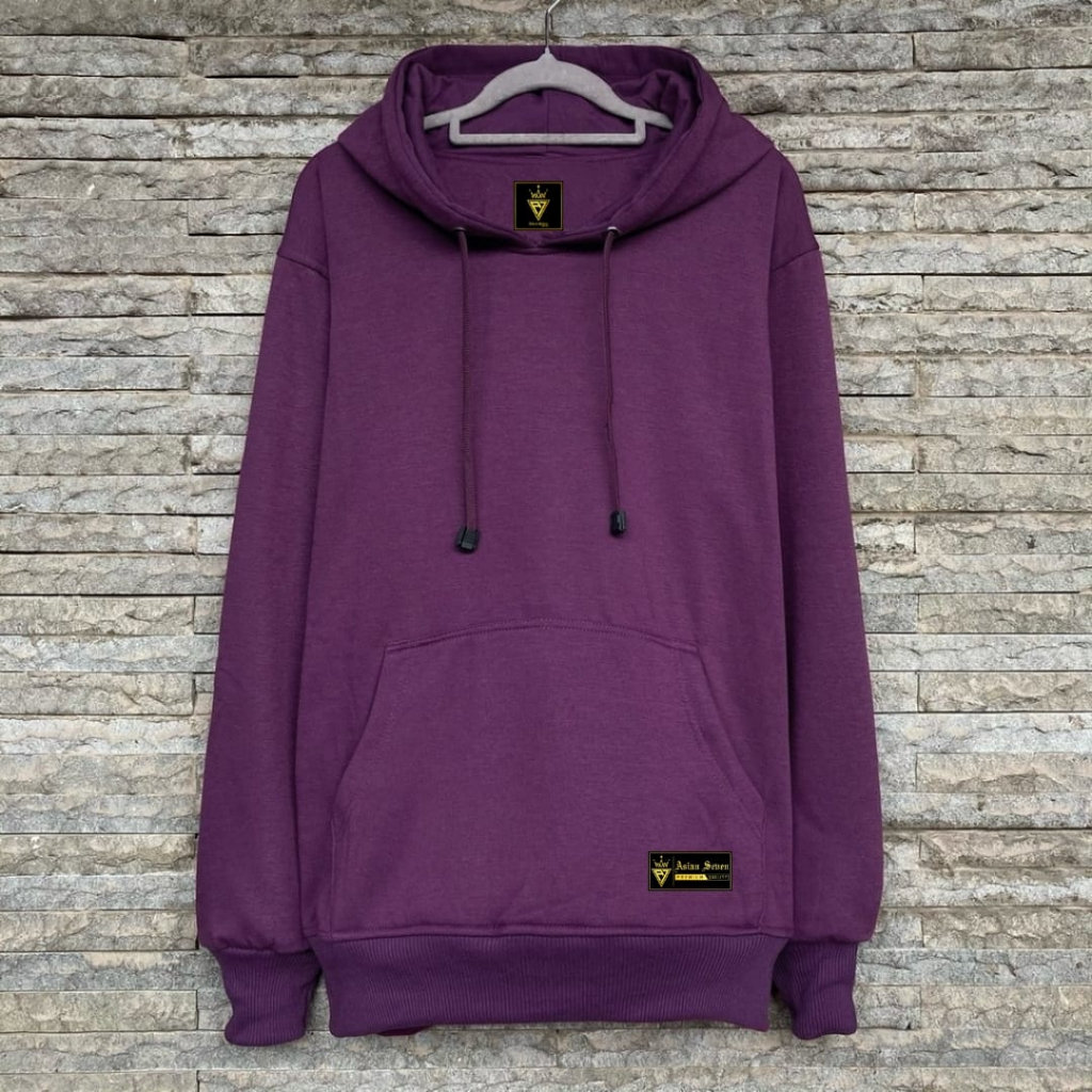 Sweater Hoodie Polos Bahan Tebal Kualitas Distro Untuk Cowok Cewek