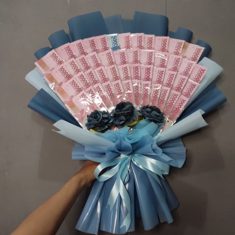 Buket bouquet wisuda pernikahan ulang tahun dan acara besar bisa request warna dan tambah kartu ucapan