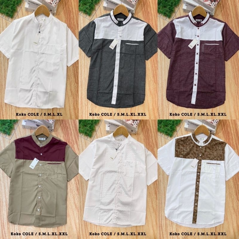 Koko COLE baju koko cole dan EL-H casual dewasa