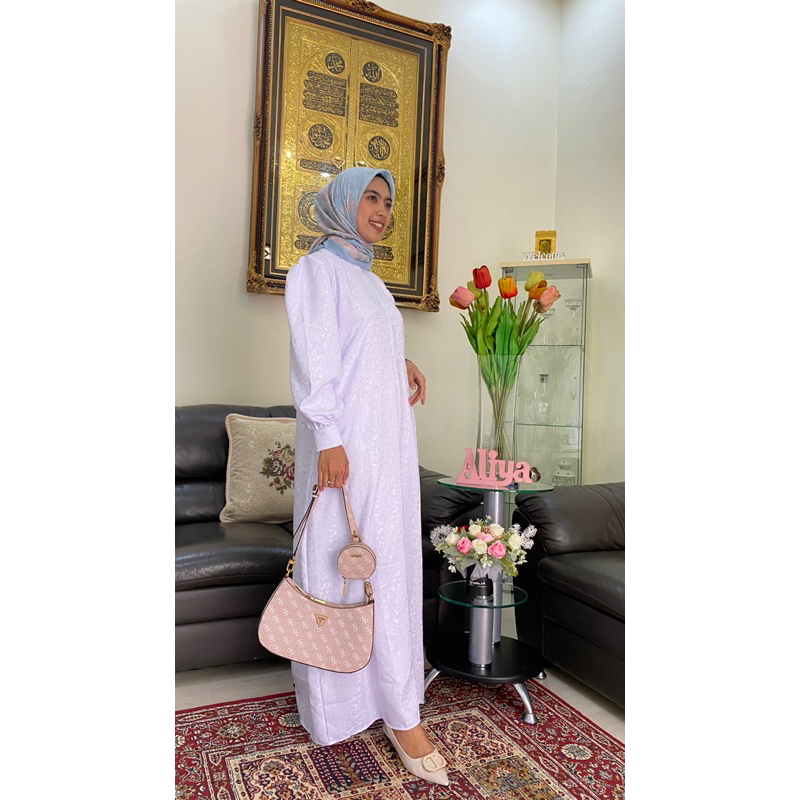 GAMIS MARZATTA/GAMIS PUTIH WANITA/GAMIS PUTIH/GAMIS PUTIH UMROH/GAMIS WANITA