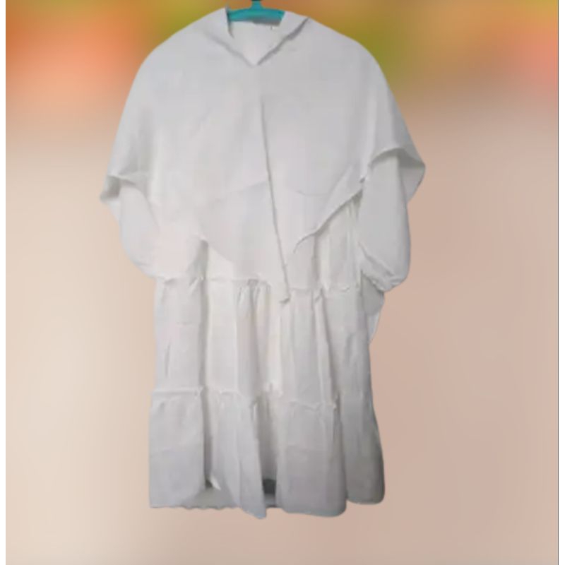 Gamis Anak Perempuan Putih Gamis Manasik Anak Perempuan