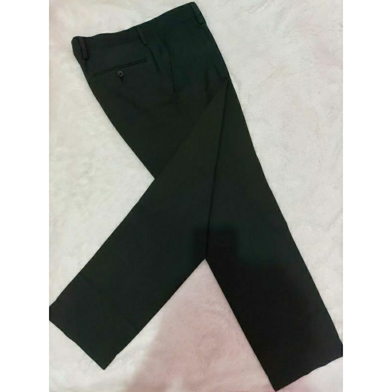 Celana Bahan Hitam - Producer Slim Fit size 30 preloved