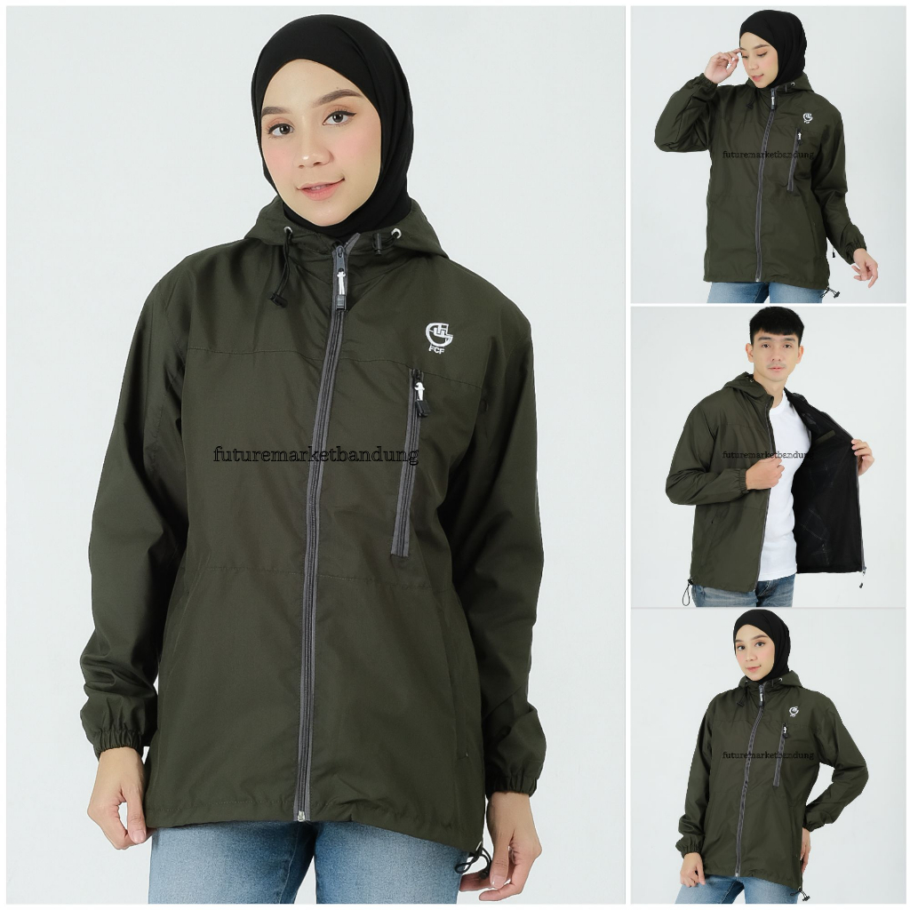 Jaket pria wanita jumbo IKC 002 distro cbr six Bandung keren grosir pakaian pria H0D7 jacket jaket parasut parasit jaket gunung pria wanita WATERPROOF ORIGINAL FCF