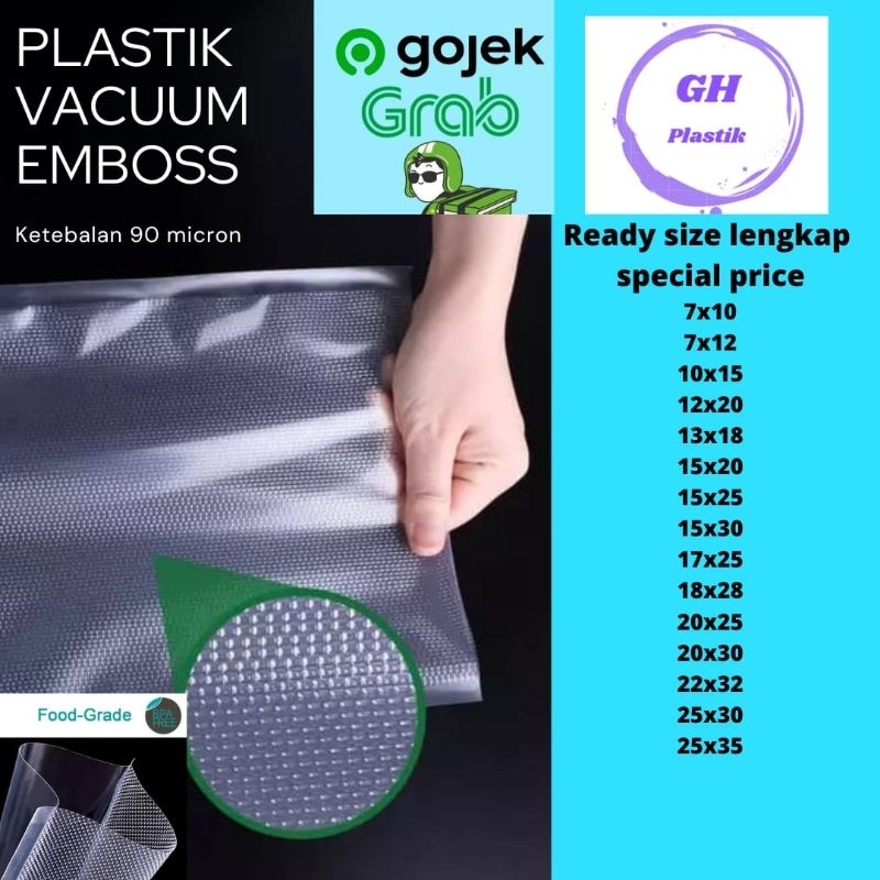 plastik vacum embos/ plastik vacum makanan / plastik